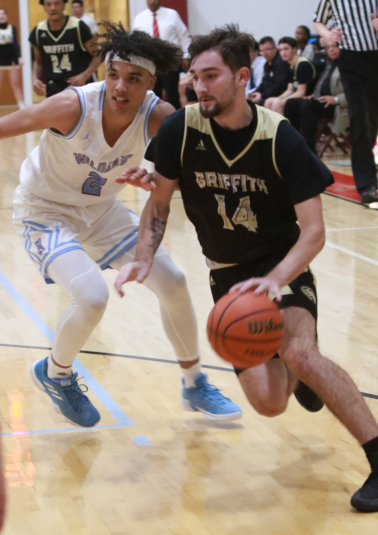 Boys basketball - Griffith at Hanover Central